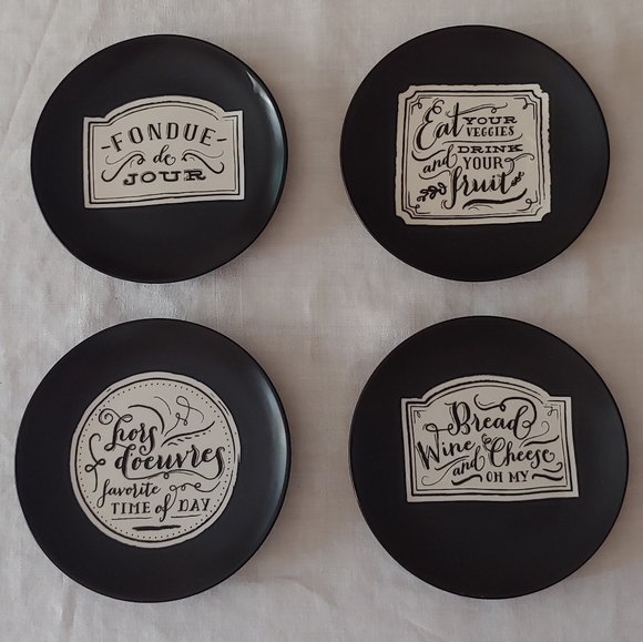 Pier One Appetizer Plate Set - Picture 2 of 8